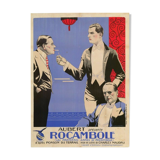 Affiche ancienne cinéma : Rocambole