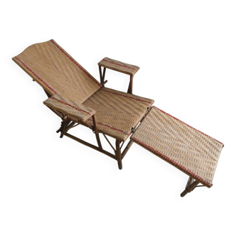 Rattan lounge chair