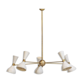 Italian brass chandelier