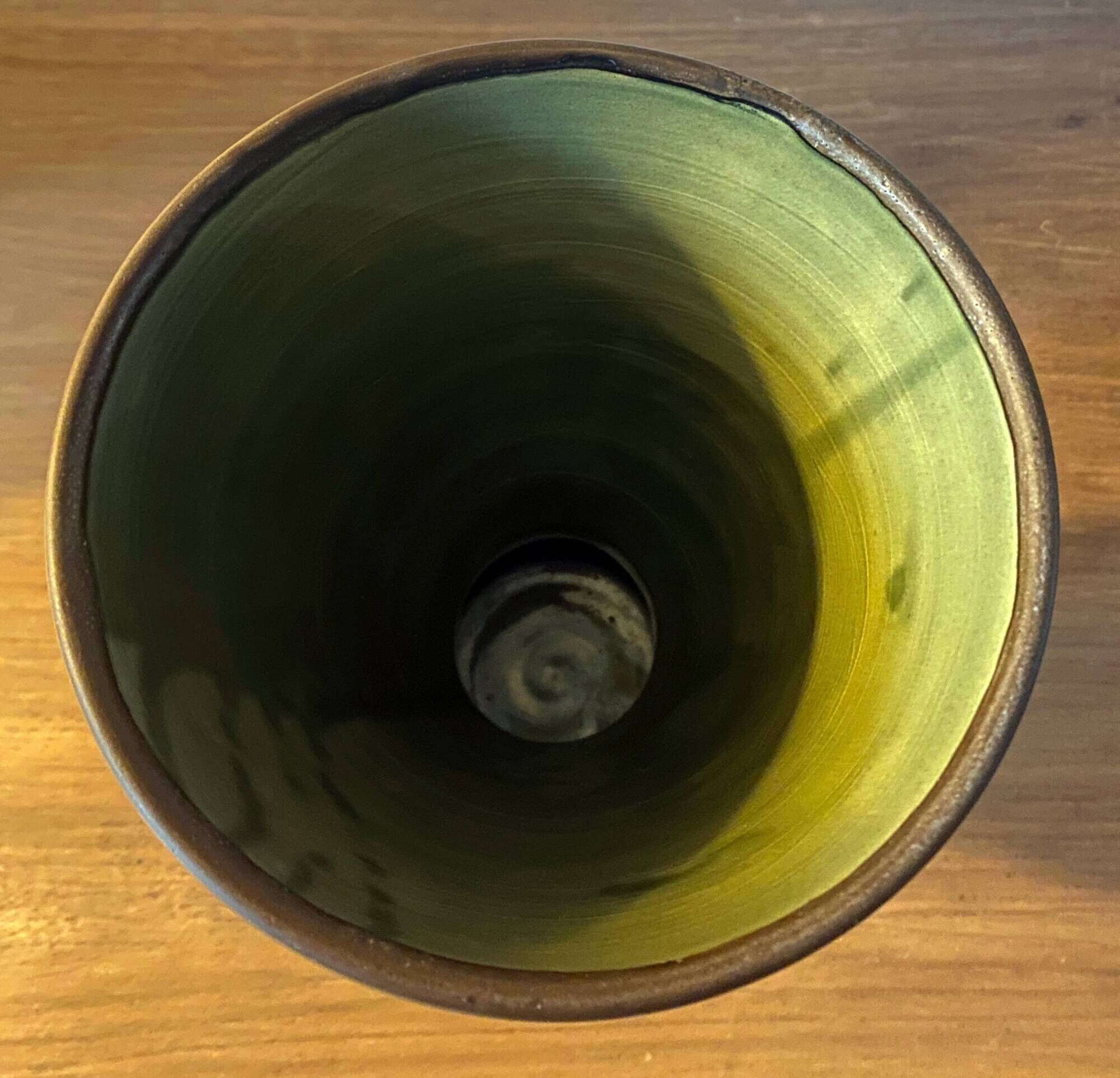 Diabolo vase Auguste Lucchesi dit luc (born in 1913) Vallauris