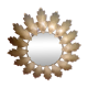 Metal flower mirror