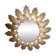 Metal flower mirror