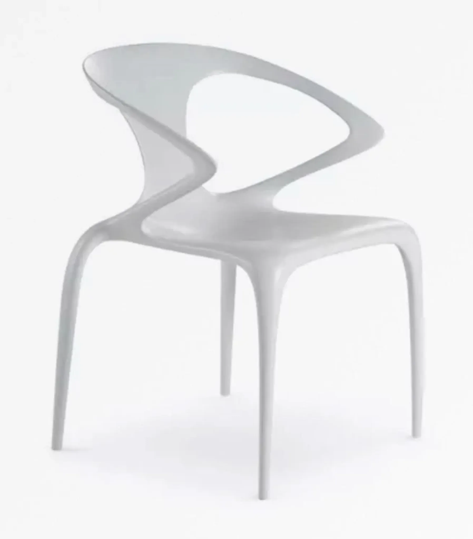 Bofinger BA1171 Chair Pair by Helmut Bätzner stackable in fibre of