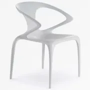 Bofinger BA1171 Chair Pair by Helmut Bätzner stackable in fibre of