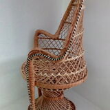 Chair Emmanuelle wicker doll