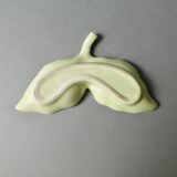 Salière et poivrière en barbotine, forme chou