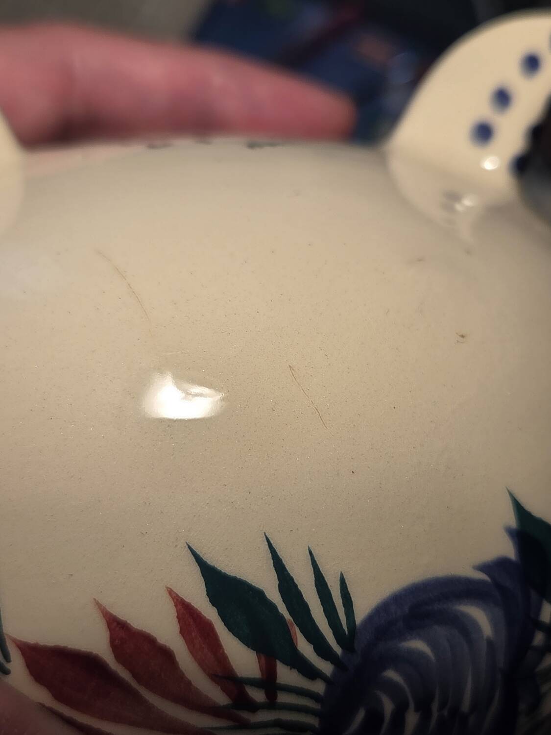 Bonbonnière/Sugar bowl HB Quimper