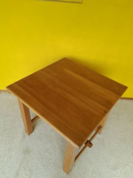 Small farmhouse table in old oak