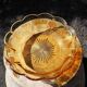 Vintage 50s yellow glass dinnerware set