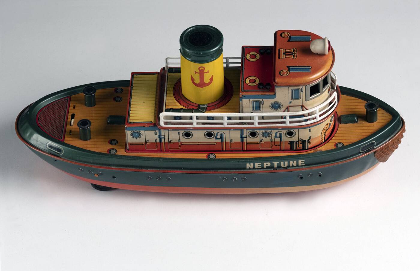Tin Toy Tugboat, 1960s, Japan
