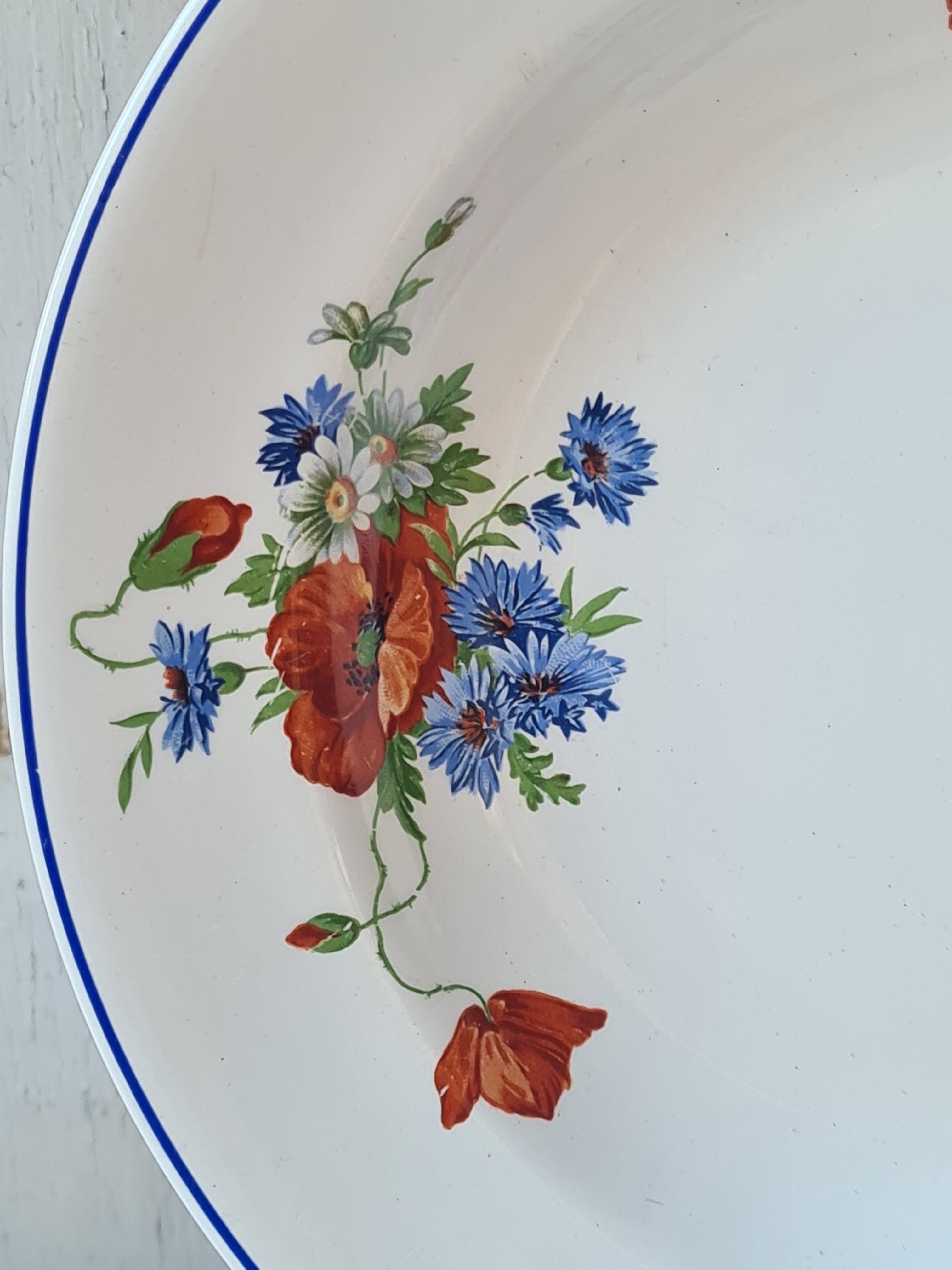 Salins poppy 5 hollow plates