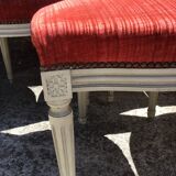 6 Louis XVI-style chairs