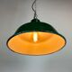 Green Industrial Factory Pendant Lamp, 1960s