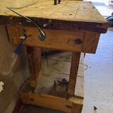 Small old carpenter's workbench