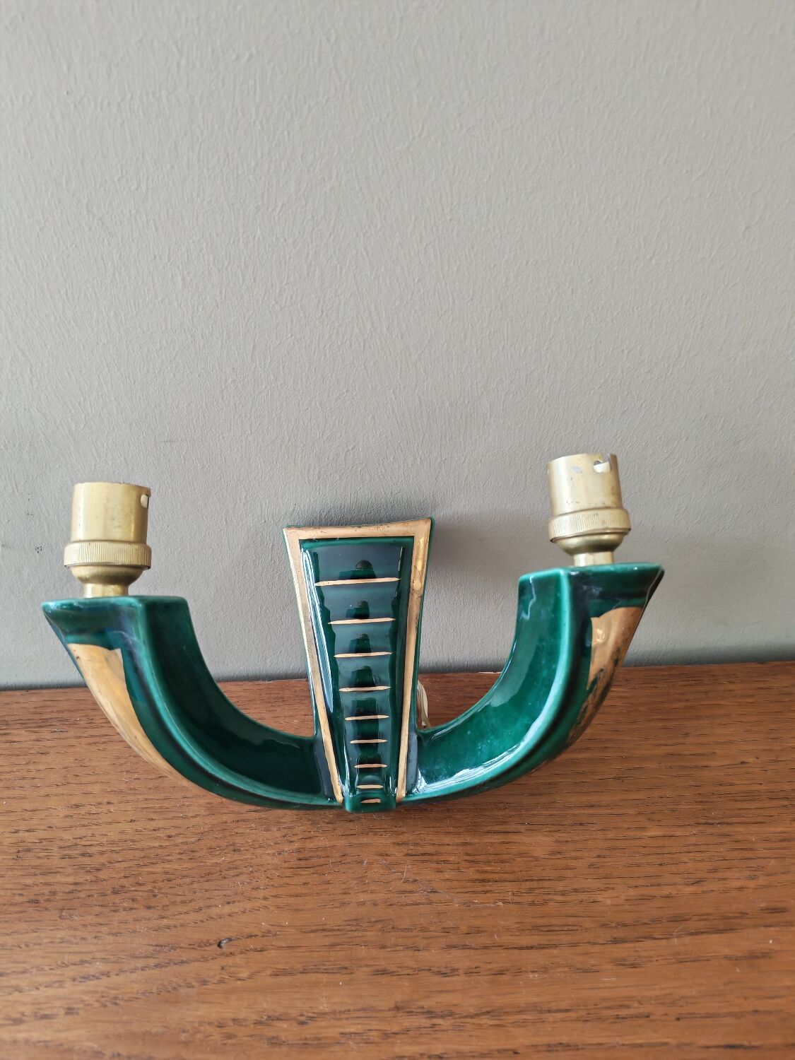 Vintage ceramic wall light