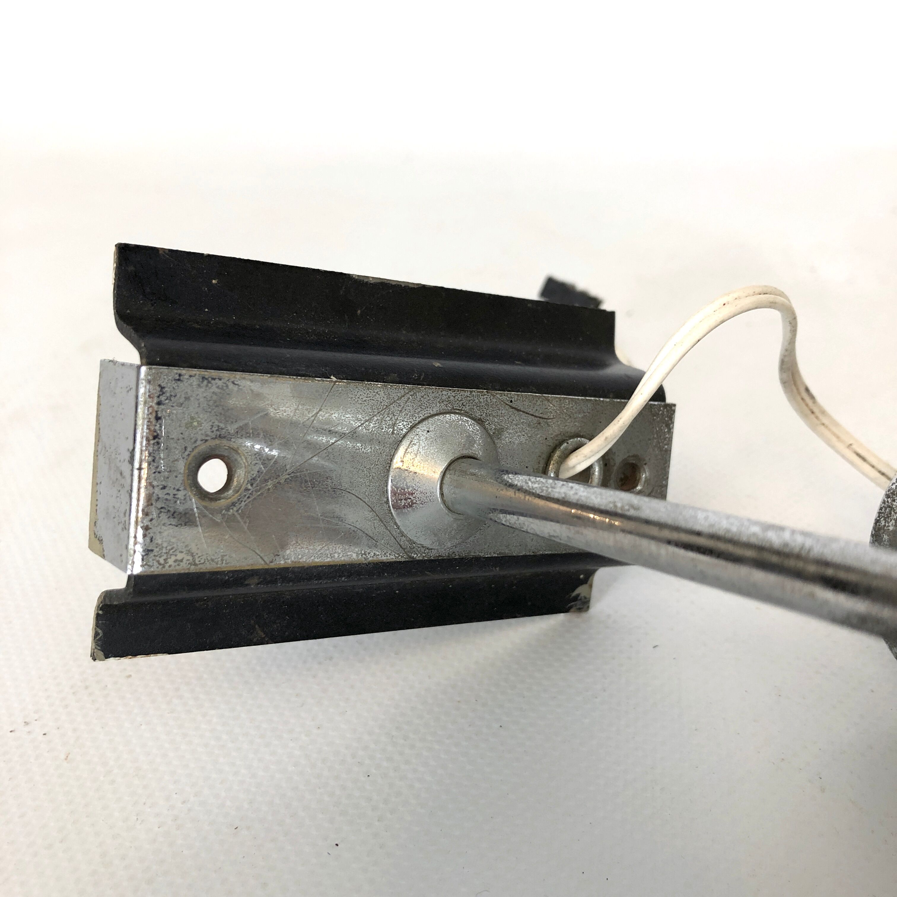 Stilnovo, signed Mid-century adjustable wall lamp from 50s