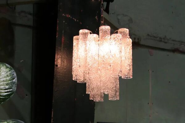 Lustre Murano Tronchi par Toni Zuccheri pour Venini