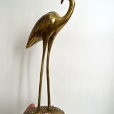 Couple de herons en laiton