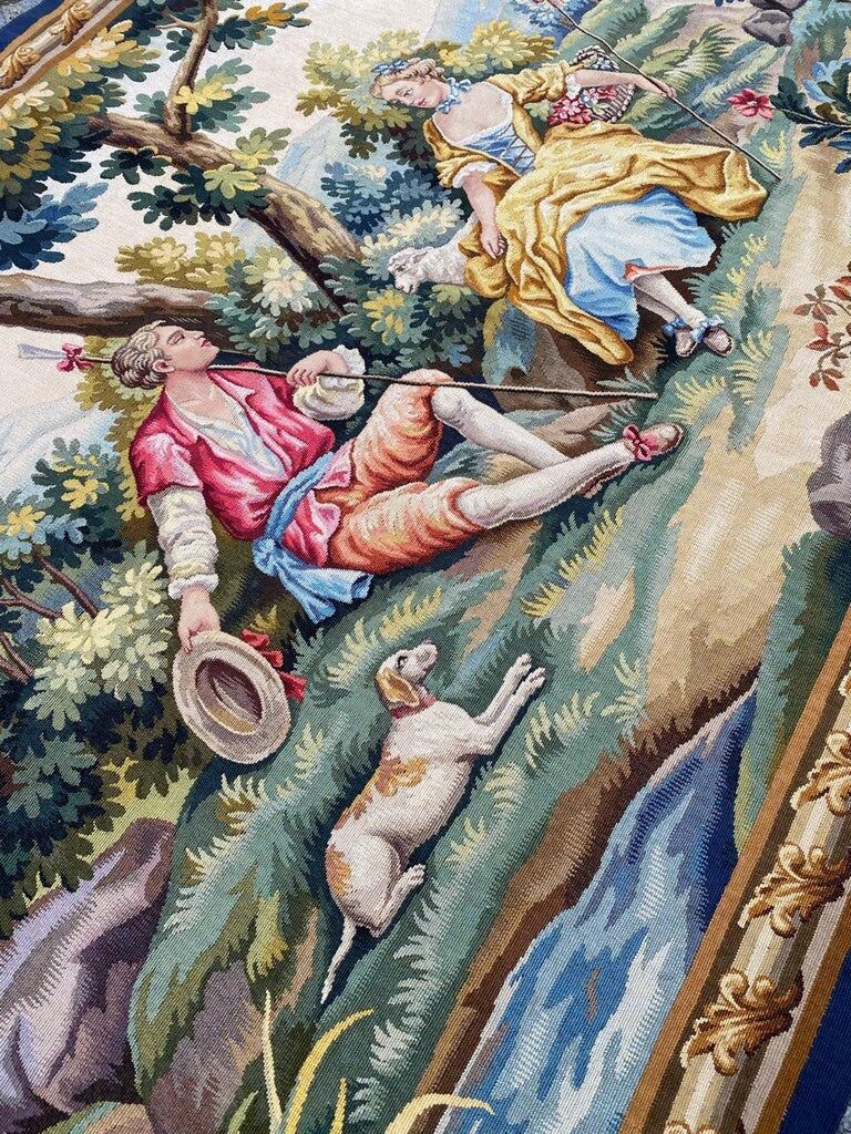 Mid-century French Aubusson tapestry