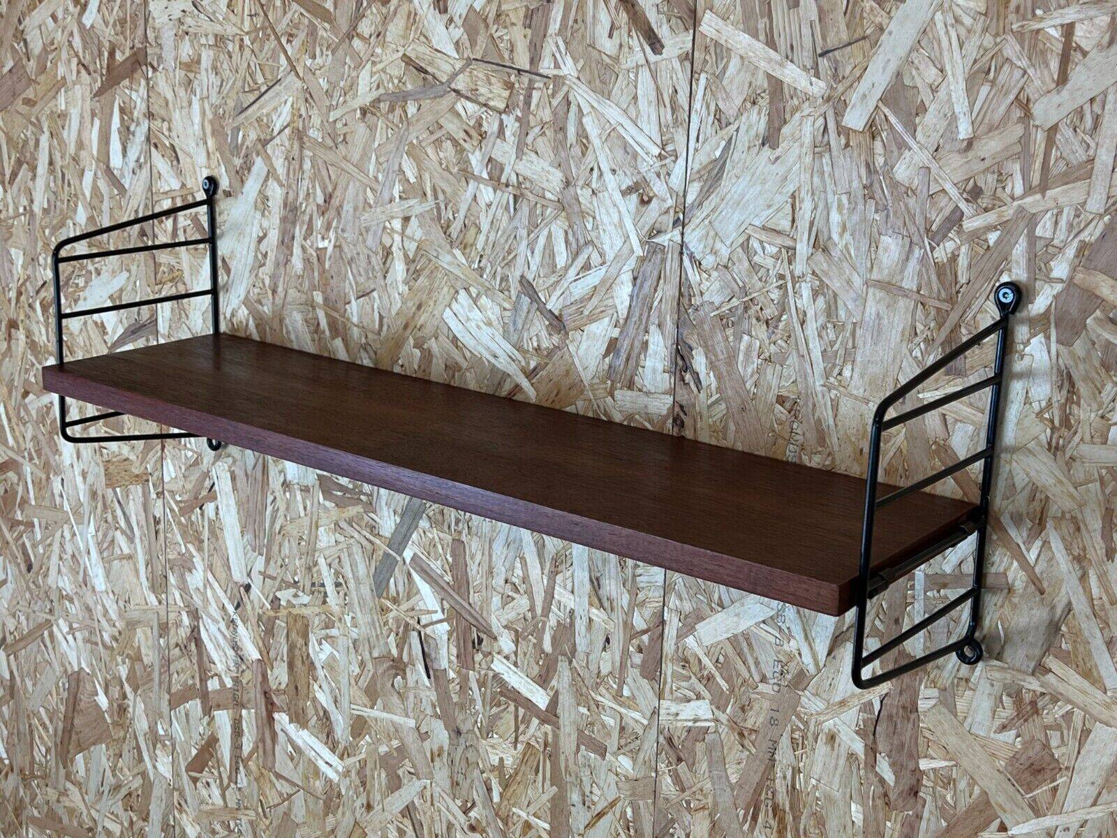 60s 70s teak string shelf module by Kajsa & Nils “Nisse” Strinning Sweden 60s