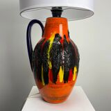 Ceramic table lamp by Scheurich from West Germany 1960