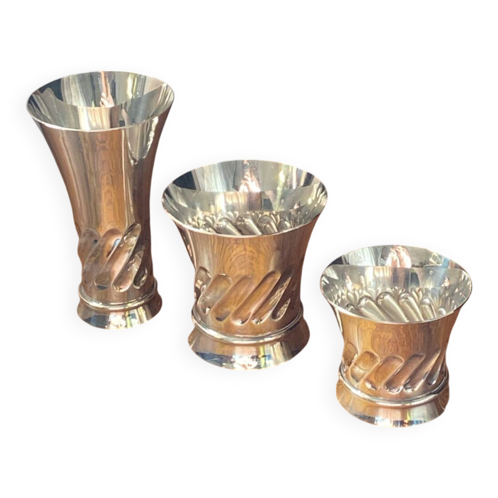 Silver-plated timbales