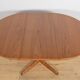 Mid-Century Round Walnut Extendable Dining Table, United Knigdom, 1950s