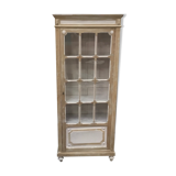 Painted window with a glass door