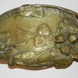 Beautiful empty cut pocket in gilded bronze, signed A Marionnet ( 1852 1910 ), in perfect condition