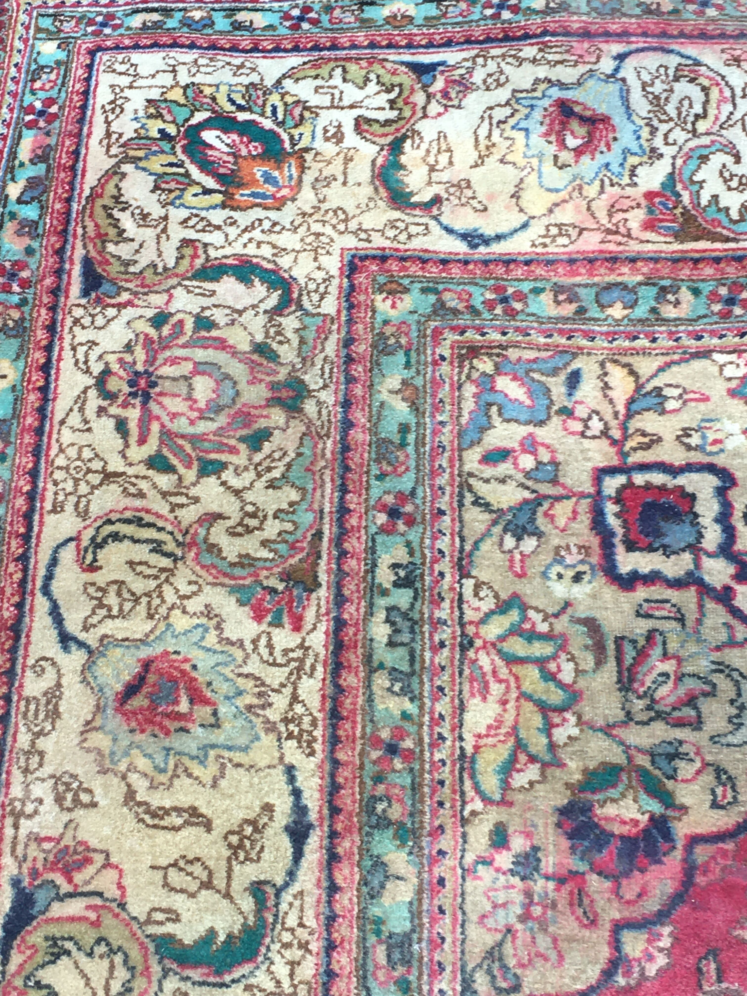 Persian carpet wool tabriz 4x3m