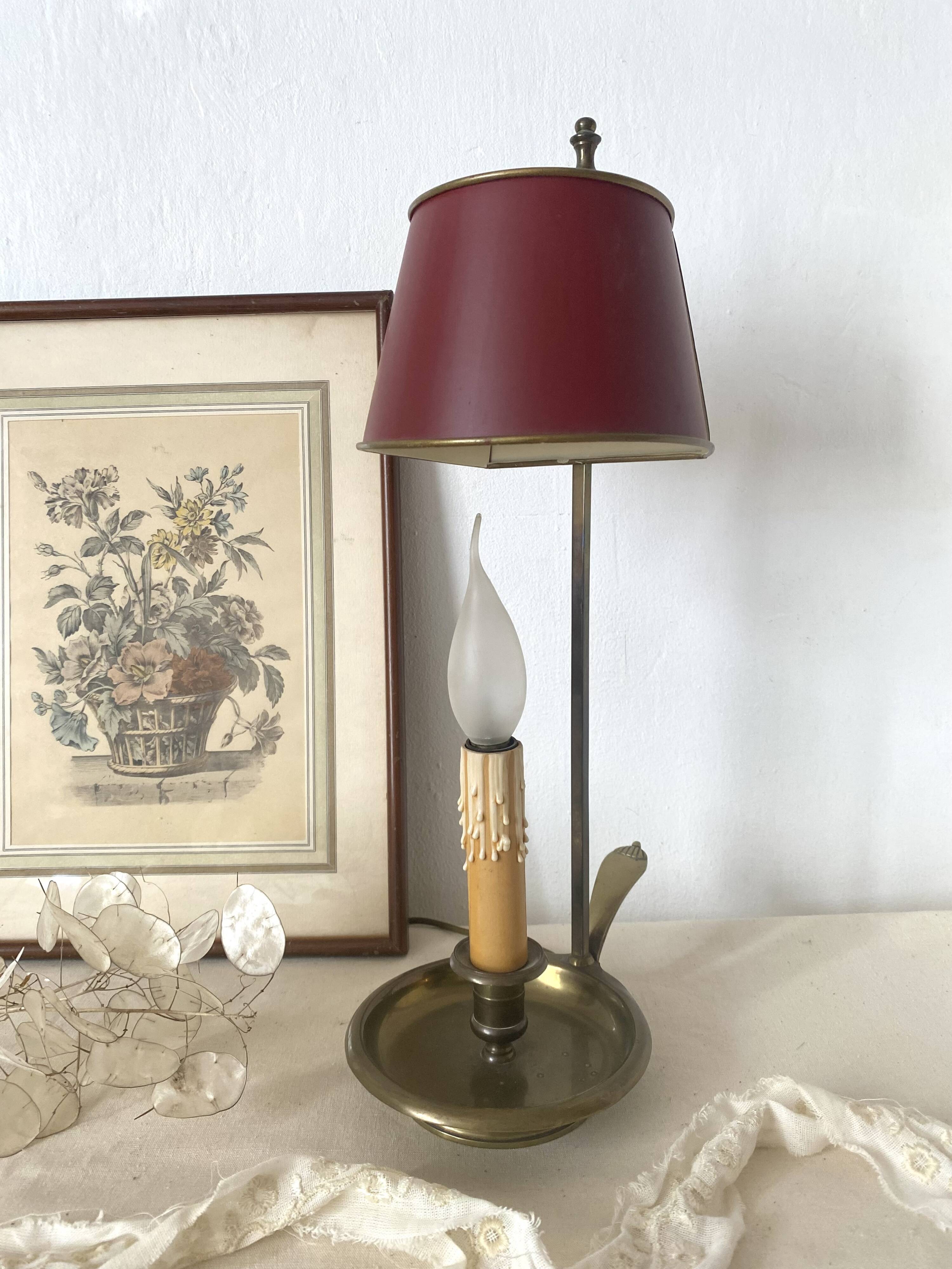 Lampe bouillotte en métal