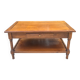 Extendable solid wood coffee table