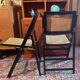 Folding cane chairs