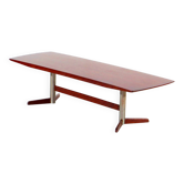 Table basse vintage au design moderne du milieu du siècle en teck par Topform, 1960-70