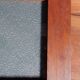 Art deco tray in wood and glass