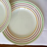 4 flat plates Gien model Jean