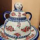 Cloche à fromage grès émaillée Boleslawiec Pologne
