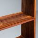 Italian bookcase with three shelves and storage