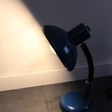 70's blue NARVA VEB desk lamp
