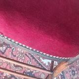 Rare chaise de chambre Napoléon III (1870/80), de style anglais