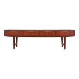 Teak lowboard, Danish design, 1970s, production: Denmark
