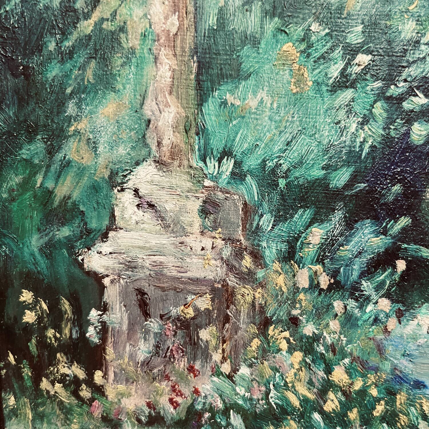 Tableau early 20th century "The Calvary"