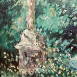 Tableau early 20th century "The Calvary"