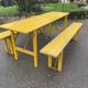 Table de terrasse & ses bancs