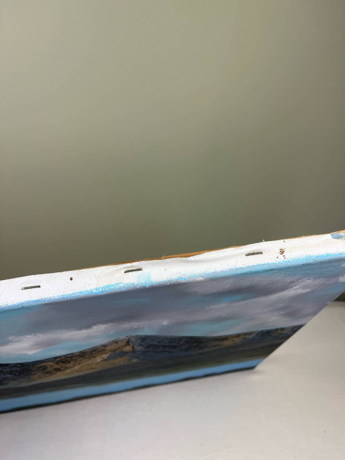 Huile sur toile Paysage de montagne