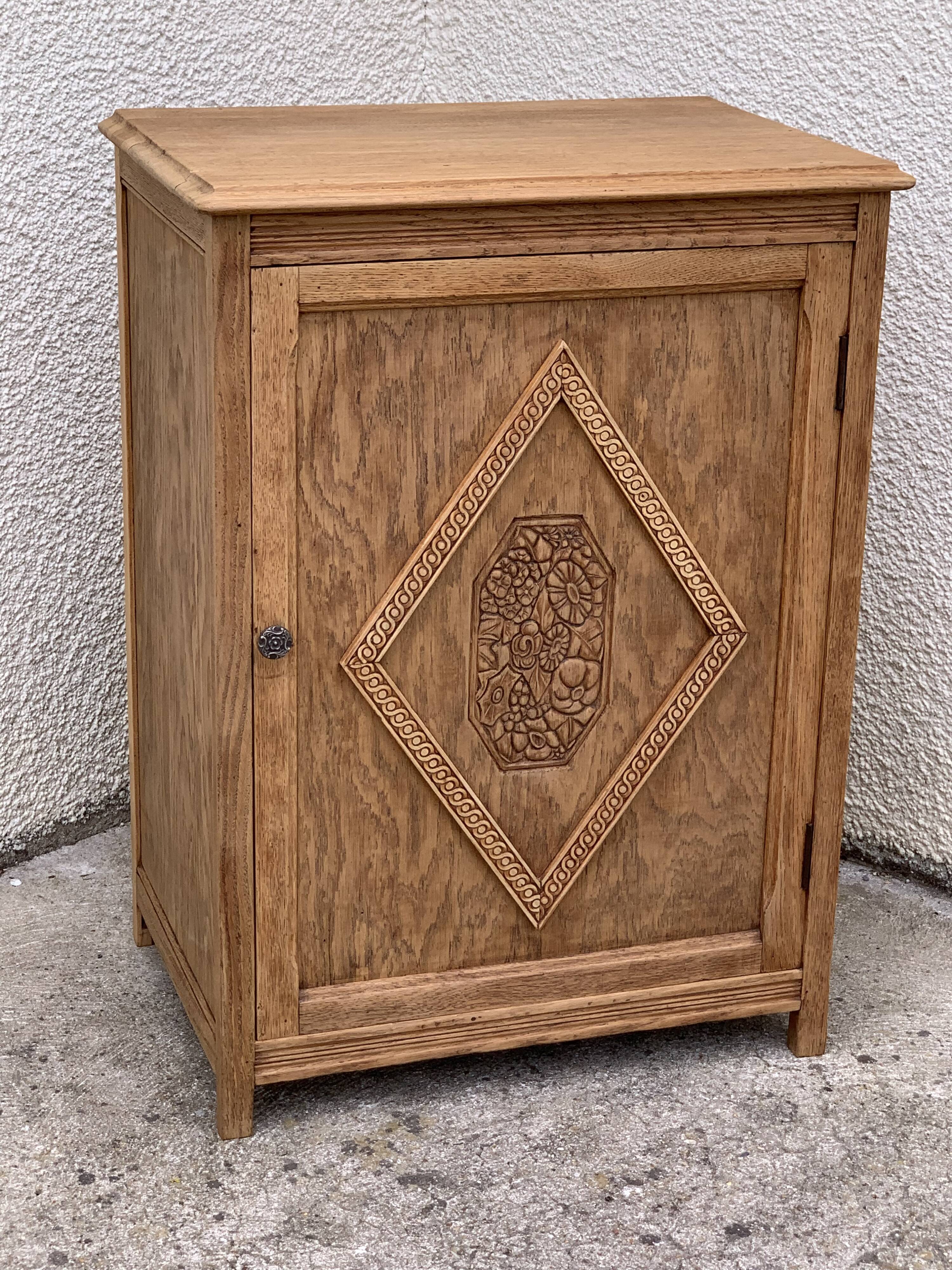 Parisian art deco buffet wood brut 1930