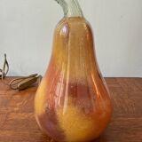 Lampe en verre en forme de poire