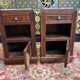 Pair of art deco bedside tables