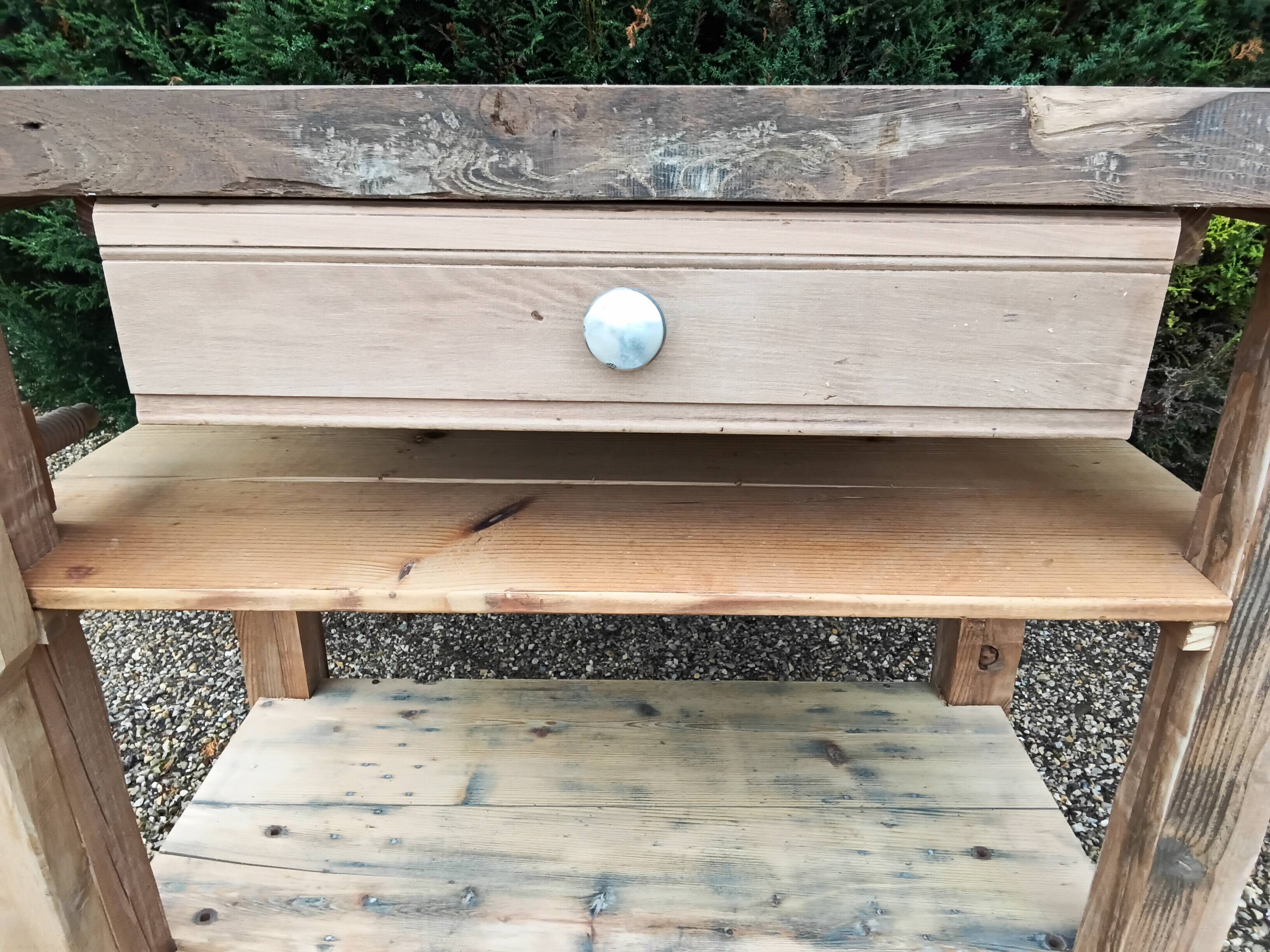 Solid wood table
