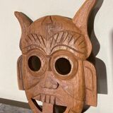 Handmade wooden mask